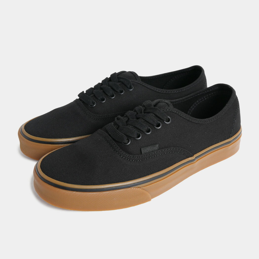 樂天商城 - ヴァンズ オーセンティック スニーカー VANS AUTHENTIC BLACK GUM ( ブラック 黒 ガムソール キャンバス メンズ レディース バンズ VN000EGA0I4 )