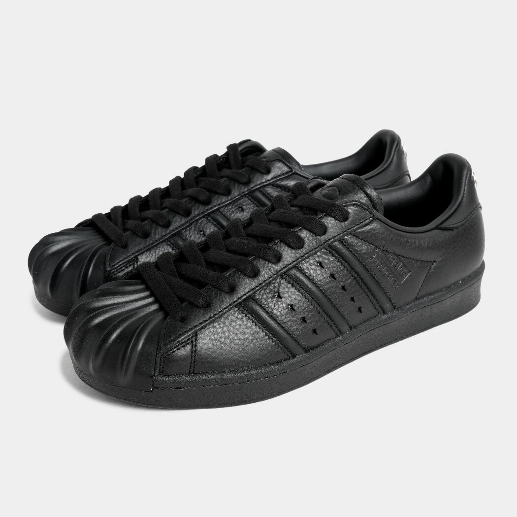 Rakuten - [クーポン＆P2倍！]アディダス サグクラブ コラボ スーパースター ヴィンテージ スニーカー adidas × THUG CLUB SUPERSTAR VINTAGE CORE BLACK ( 黒 メンズ KI0824 )