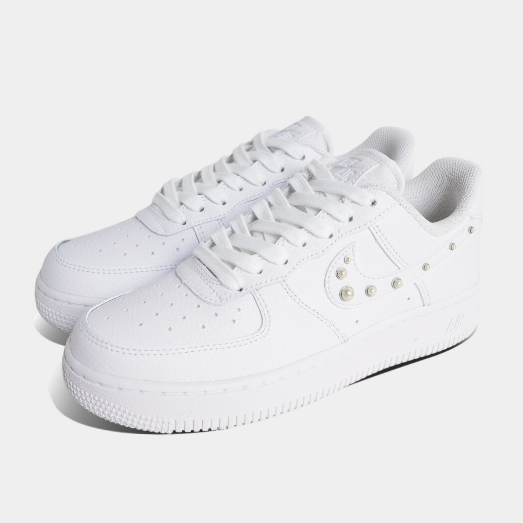 樂天商城 - ナイキ エアフォース スニーカー NIKE W AIR FORCE 1 07 PEARL SWOOSH ( 白 ホワイト パール メンズ レディース IU7557-100 )