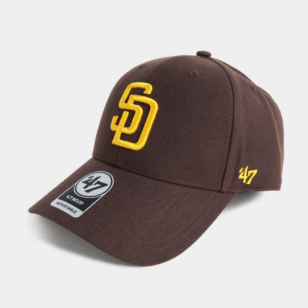 Rakuten - [クーポン＆P2倍！]フォーティーセブン ベースボール キャップ 帽子 MVP SAN DIEGO PADRES BROWN ( SD パドレス ブラウン 茶色 曲げつば メンズ レディース 14751274BWA )