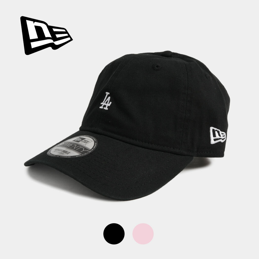 ニューエラ コットン ベースボール キャップ 帽子 NEW ERA 9TWENTY WASHED COTTON CAP MINI LOGO LOS ANGELES DODGERS 2COLOR ( ロサンゼルス ドジャース LA メンズ レディース )