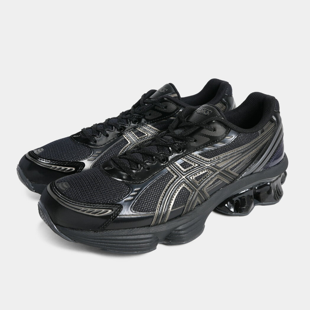 アシックス ゲル キネティック フルーエント スニーカー asics GEL-KINETIC FLUENT BLACK GRAPHITE GREY ( 黒 メンズ レディース 1203A591-003 )