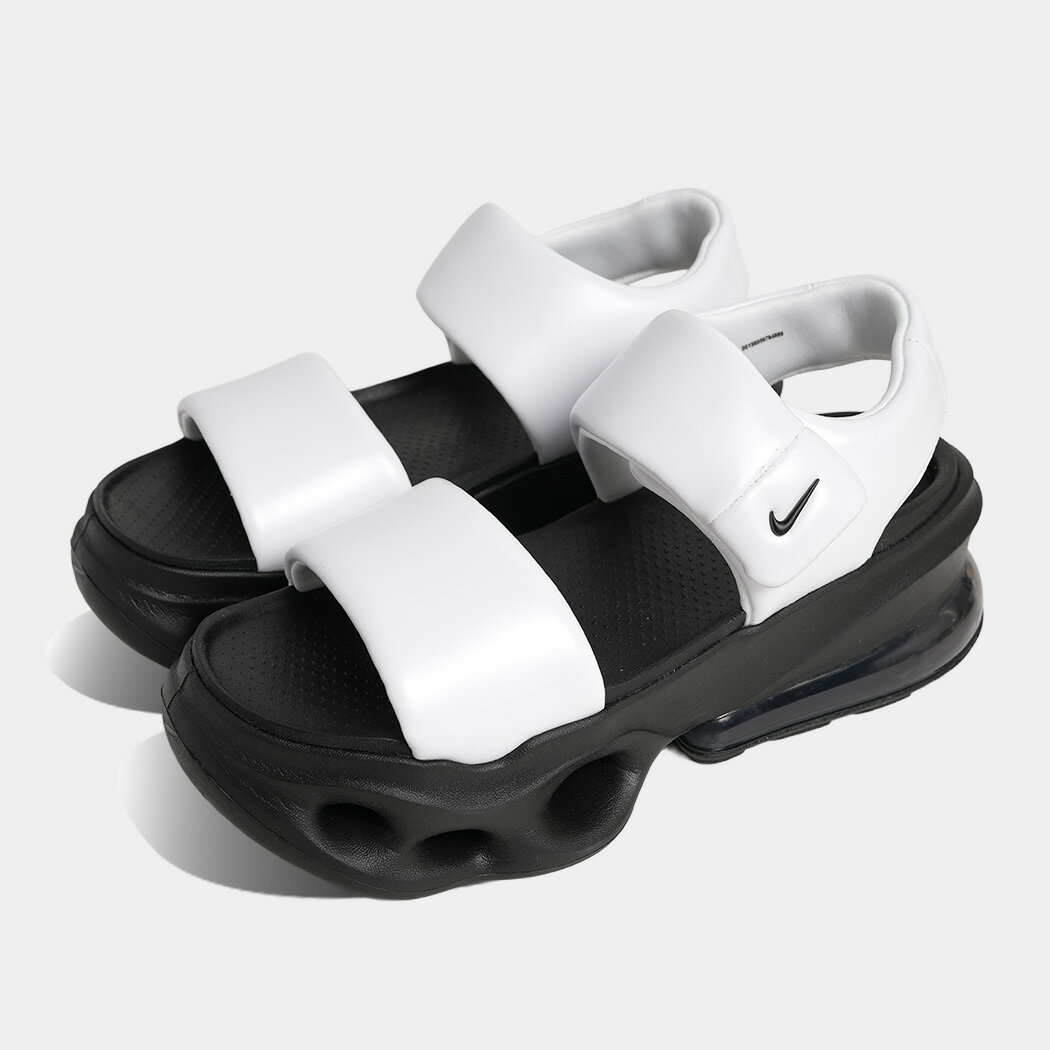 ナイキ 厚底 ウィメンズ エア マックス ヘイロー サンダル NIKE W AIR MAX HALO SANDAL WHITE ANTHRACITE ( KOKO ISLA ココ アイラ ホワイト 白 黒 レディース IO1959-101 )