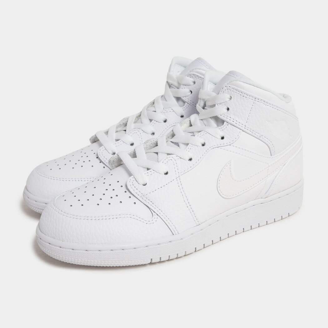 Rakuten - ナイキ エア ジョーダン ミッド スニーカー 白 レディース ウィメンズ NIKE AIR JORDAN 1 MID GS WHITE ( ホワイト トリプルホワイト AJ1 554725-130 )