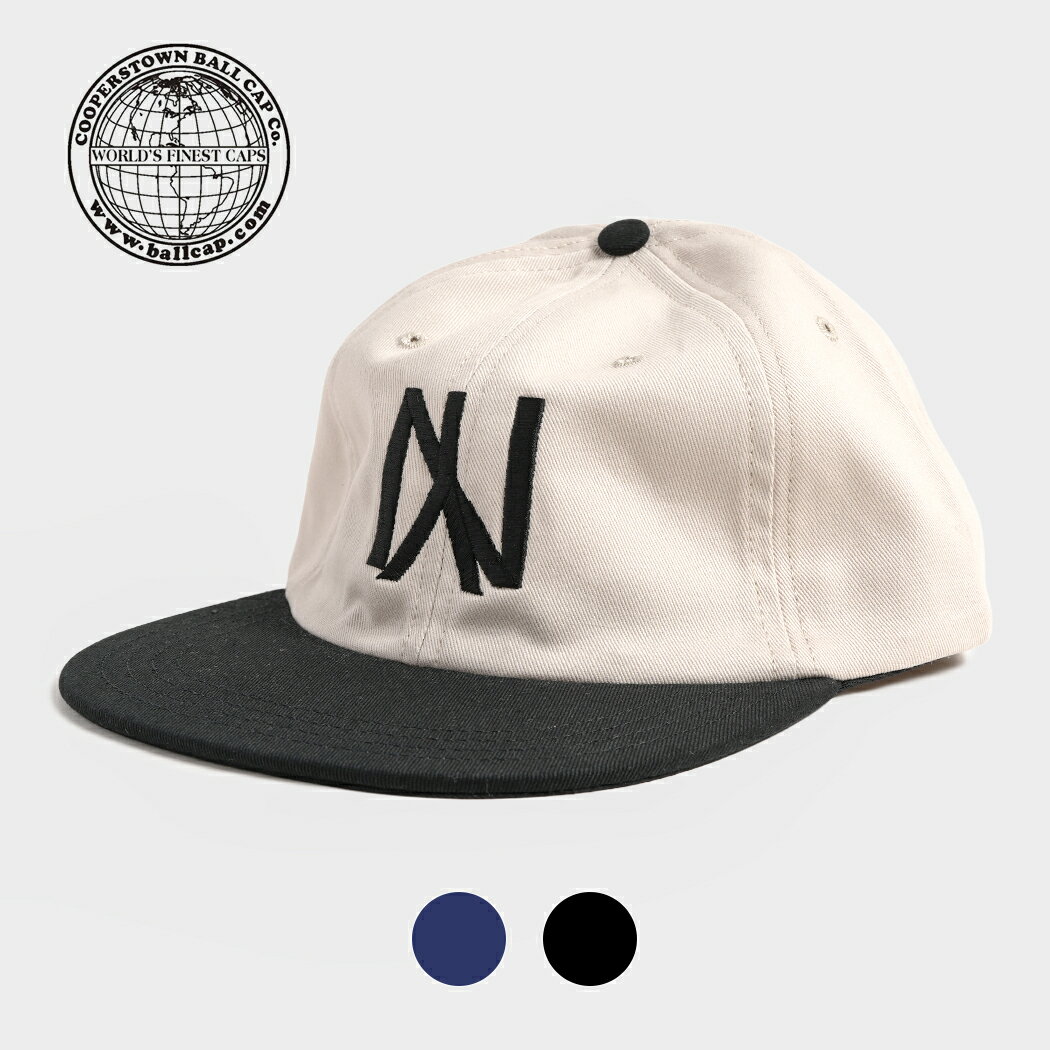 Rakuten - クーパーズタウン キャップ ニューヨーク ブラック ヤンキース 帽子 コットン メンズ レディース COOPERSTOWN BALL CAP NEWYORK BLACK YANKEES UPSIDE LOGO 2COLOR MADE IN USA NY