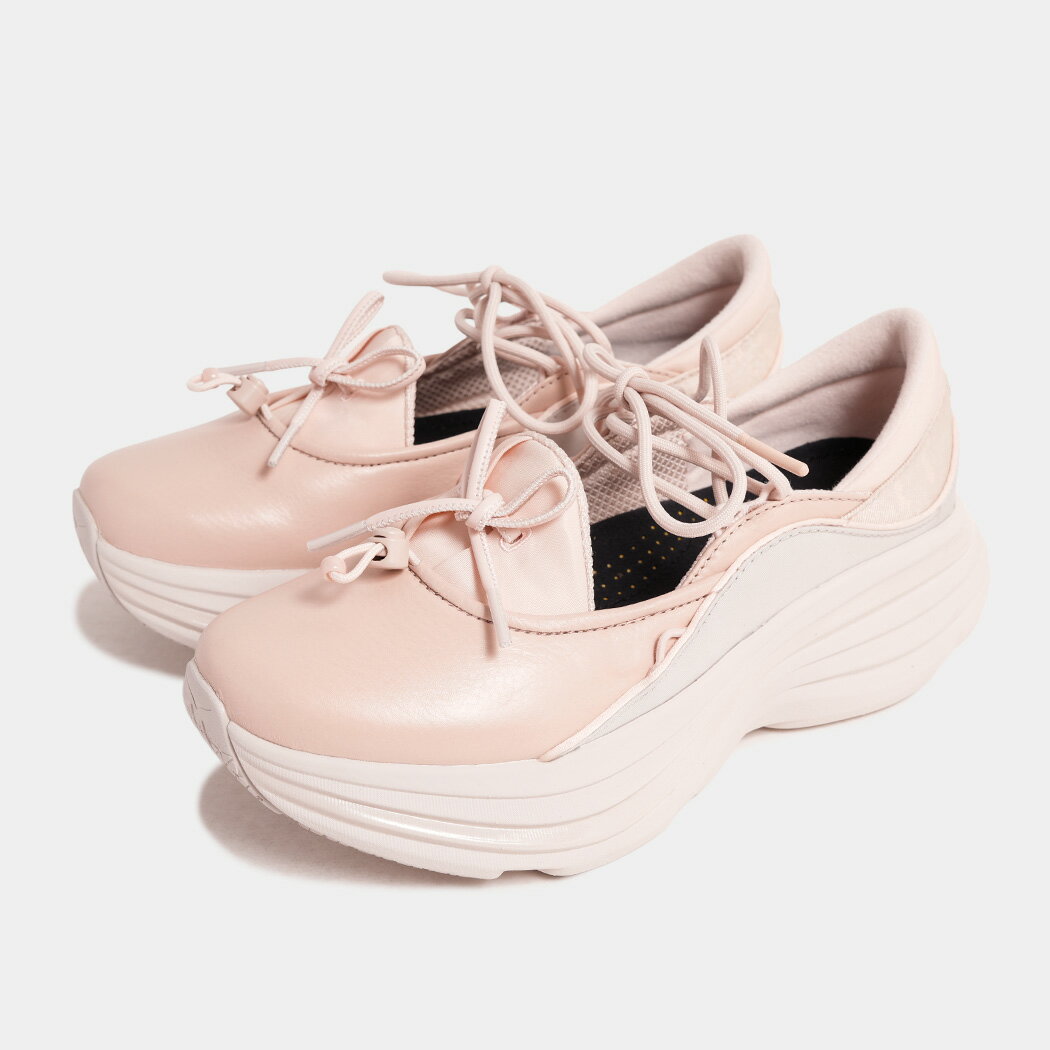 ホカ オネオネ ボンダイ メリージェーン スニーカー HOKA ONE ONE BONDI MARY JANE BEECH WOOD STUCCO ( ピンク ベージュ 厚底 レディース ウィメンズ 1171546-BTCC )