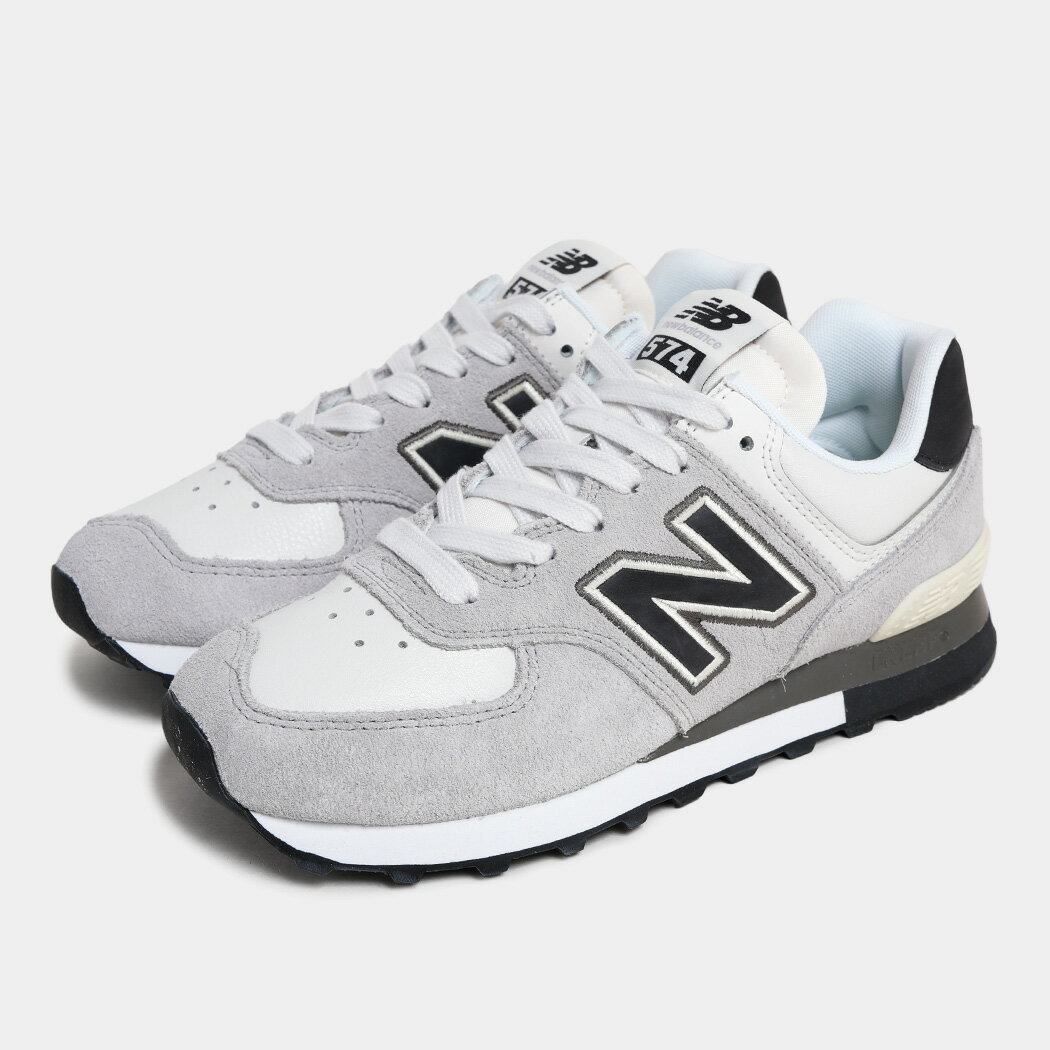 Rakuten - ニューバランス 574 スニーカー NEW BALANCE U5744M1 FADED GRAY ( グレー 黒 メッシュ ヌバック 996 メンズ レディース ブラック VN000000000 )