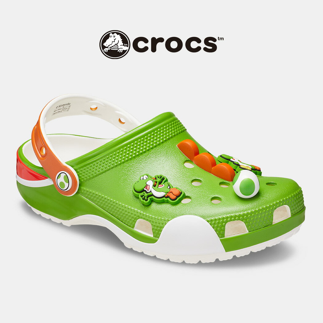 クロックス スーパー マリオ ブラザーズ ヨッシー クラシック クロッグ サンダル crocs x Super Mario Bros Classic Clog YOSSHI ( 任天堂 ニンテンドー グッズ メンズ レディース 212136-90H )