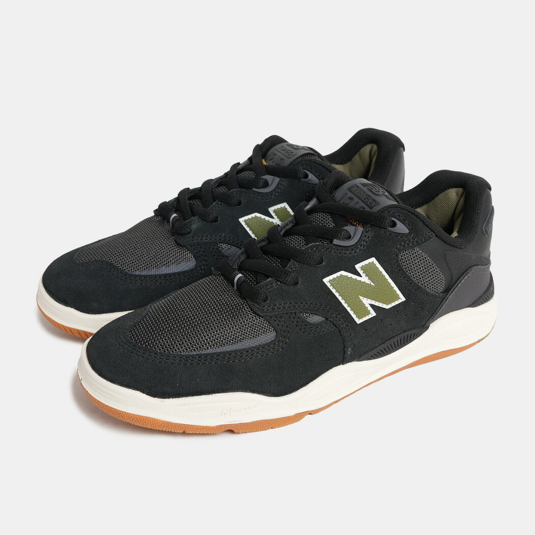 ニューバランス ヌメリック 海外限定 スニーカー NEW BALANCE NUMERIC Tiago Lemos UN1010A BLACK OLIVE ( 日本未発売 ブラック 黒 SKATE スケート スケシュー メンズ )