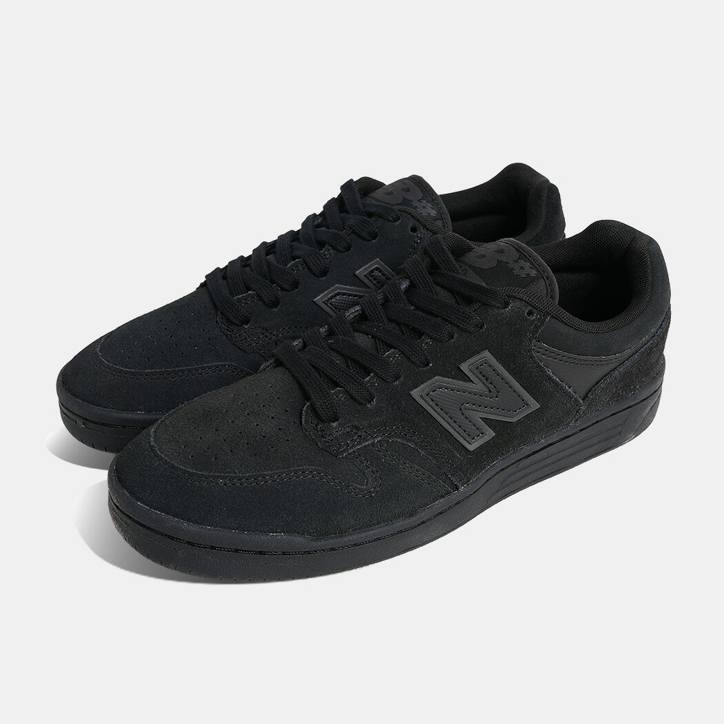 ニューバランス ヌメリック スニーカー NEW BALANCE NUMERIC UN480BST BLACK ( ブラック 黒 トリプルブラック SKATE スケート スケシュー ローテク メンズ )