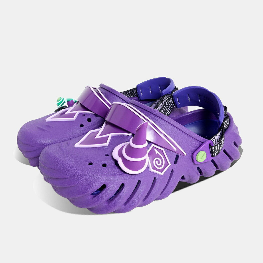 クロックス エコー クロッグ サンダル ブラック・マジシャン 遊☆戯☆王 デュエル モンスターズ コラボ crocs Yu-Gi-Oh! DarkMagician Echo Clog ( 遊戯王 メンズ レディース グッズ 213591-90H )