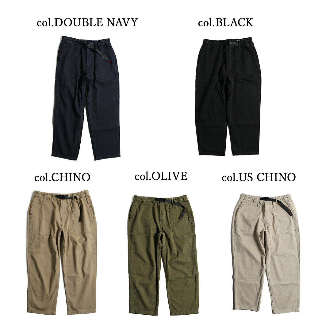 [クーポン＆P2倍!!]【返品交換送料無料＆即日発送】GRAMICCI グラミチ ルーズ テーパード パンツ LOOSE TAPERED PANT "BLACK" "CHINO" "DOUBLE/NAVY" "OLIVE" "US CHINO" ( ボトムス チノパン ズボン メンズ レディース G103-OGT ) aroundo-10002898 aroundo サンプル画像2
