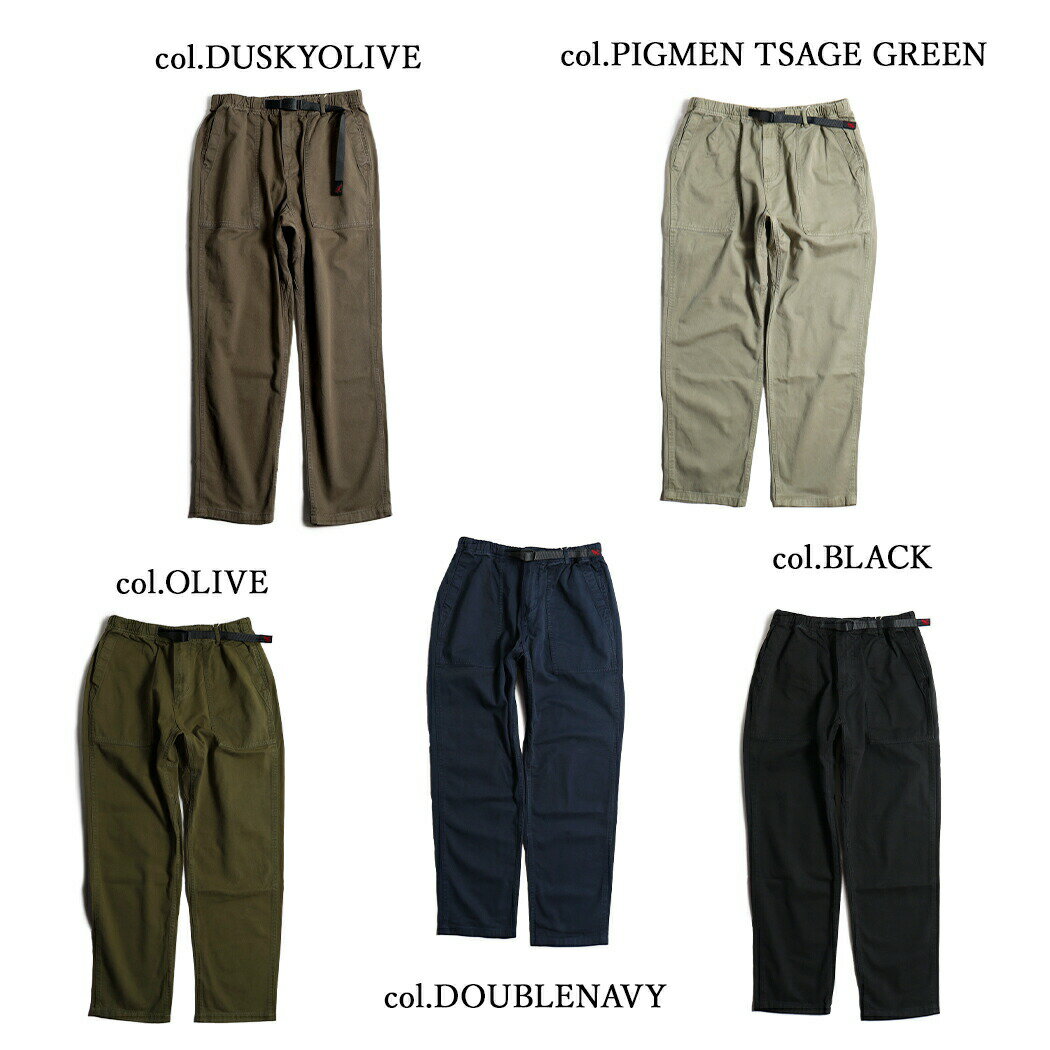 GRAMICCI ルーズテーパードリッジパンツ LOOSE TAPERED RIDGE PANT BLACK DOUBLE/NAVY OLIVE DUSKY/OLIVE PIGMENT/SAGE/GREEN BARK PIGMENT ( ワークパンツ チノパン メンズ レディース G114-OGT ) 2