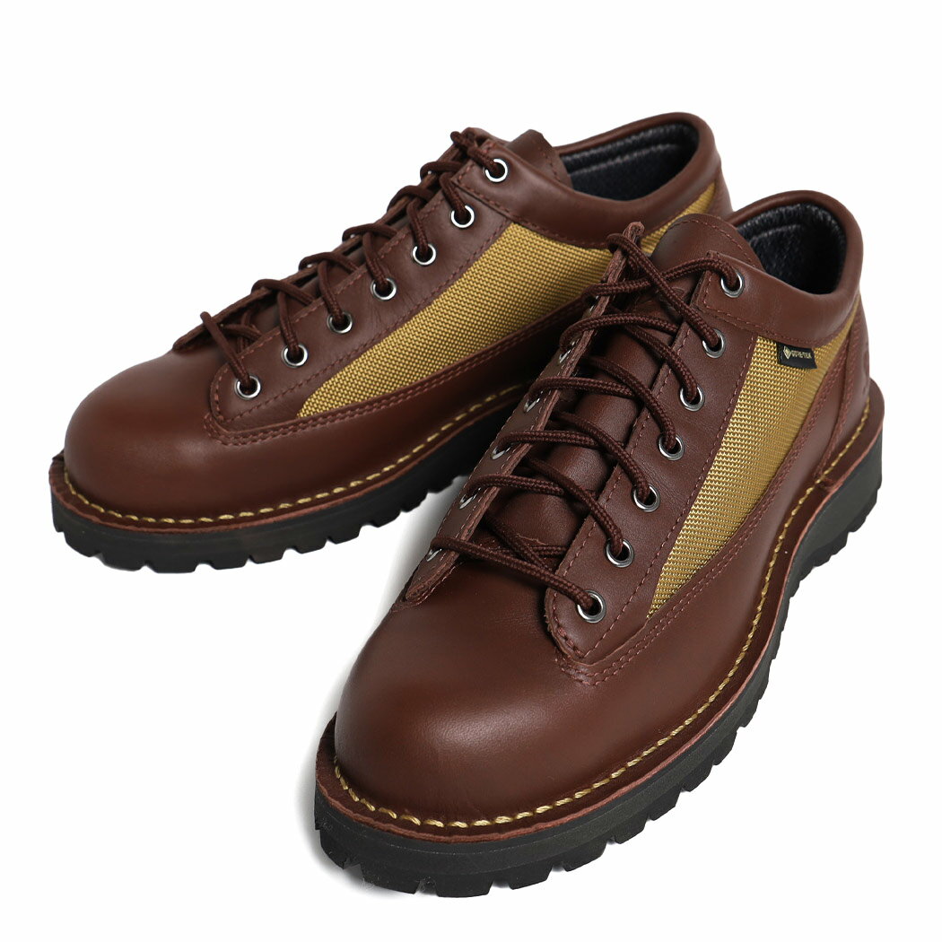 DANNER ダナー ダナーフィールド ロー ブーツ Danner Field Low GORE-TEX D.BROWN/BEIGE ( 茶色 ブラウン レザー ゴアテックス 国内正規品 121008 )