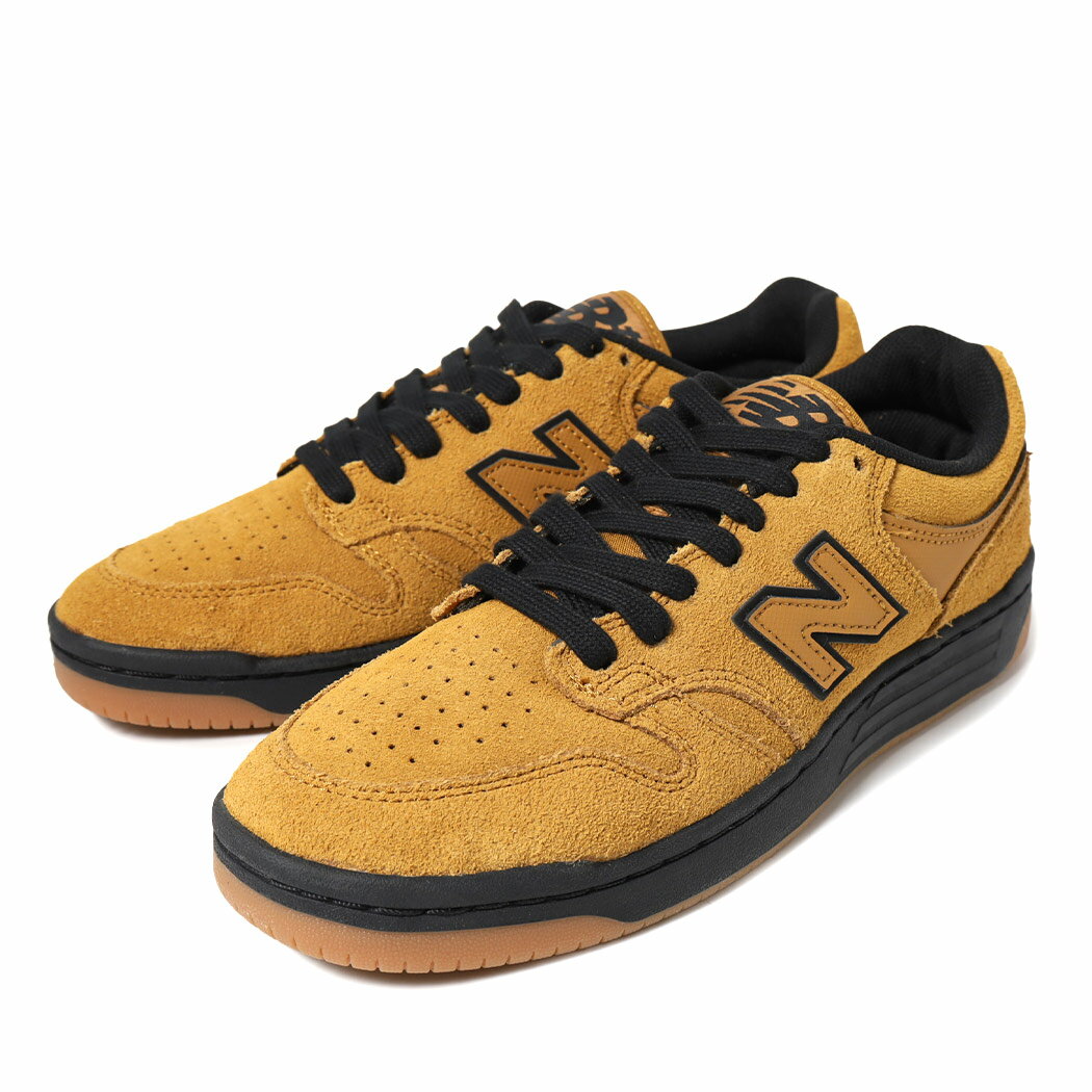 樂天商城 - 海外限定 NEW BALANCE ニューバランス 480 ヌメリック スニーカー NUMERIC NM480GDT TABACCO ( 日本未発売 ベージュ 黒 ブラック タバコ )