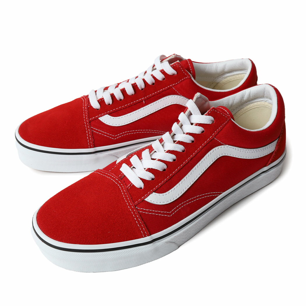 樂天商城 - VANS バンズ オールドスクール スニーカー OLD SKOOL RACING RED/TRUE WHITE ( ヴァンズ 赤 レッド メンズ レディース 国内正規品 VN0A4BV5JV6 )