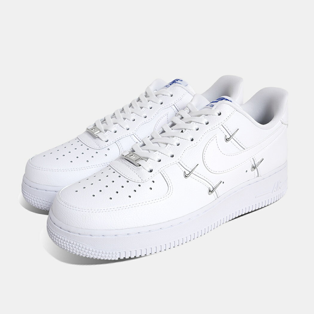 NIKE WMNS AIR FORCE 1 '07 LX “MINI CHROME SWOOSHES” WHITE ナイキ ウィメンズ エアフォース スニーカー ( CT1990-100 )