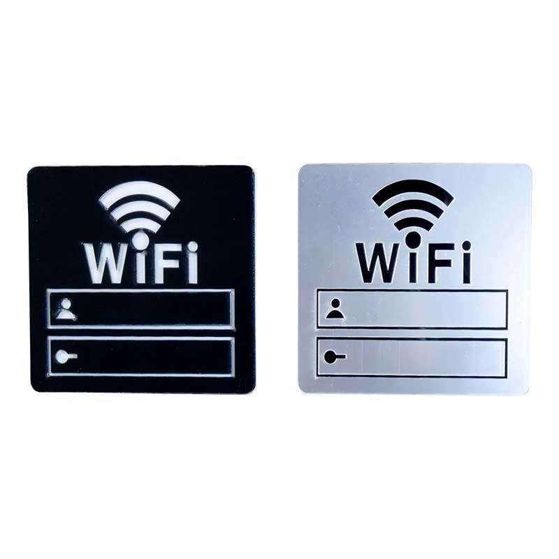 15日は全P5倍★ゲスト用Wi-Fiの接続情報を告知。マーカーペンで書き直せて壁に貼るステッカー WIFI GUEST VISITOR スマート ラウンジ カフェ ウォール サイン