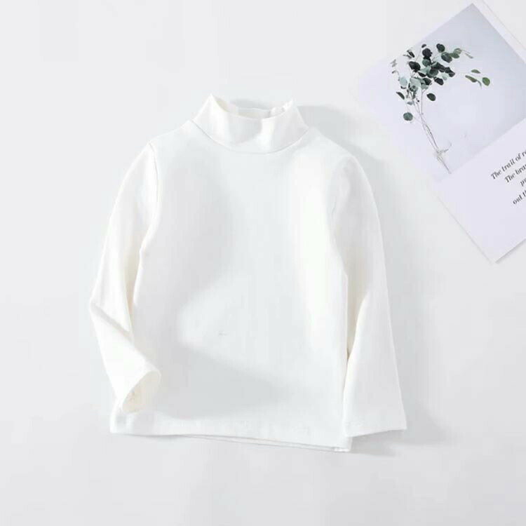 キッズ Tシャツ カットソー ロング 女の子 トップス こども服 長袖 インナーシャツ ストレンチ ハイネック 110 あったか ジュニア タートルネック 吸湿 保温 アンダーシャツ キッズ用 肌着 冬用 子供 男の子 秋 無地 通園 通学 冬物 カットソー 120 130 140 150 送料無料