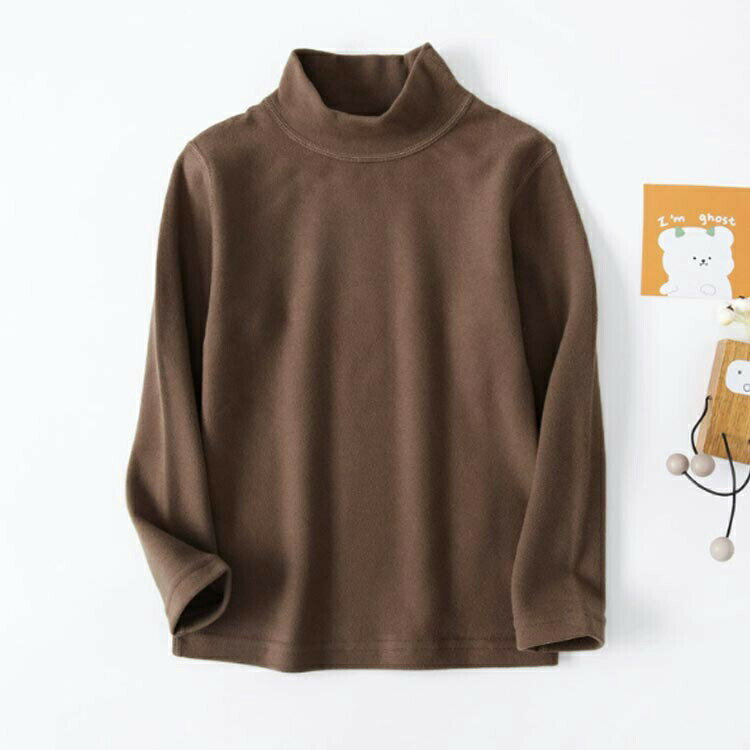 キッズ Tシャツ カットソー ロング 女の子 トップス こども服 長袖 インナーシャツ ストレンチ ハイネック 110 あったか ジュニア タートルネック 吸湿 保温 アンダーシャツ キッズ用 肌着 冬用 子供 男の子 秋 無地 通園 通学 冬物 カットソー 120 130 140 150 送料無料