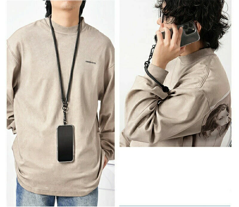 スマホ ストラップ 落下防止 ショルダー ストラップ ネックストラップ 首掛け スマホ用 落下防止 カラビナ付き 簡単着脱 携帯 タブレット デジカメ 汎用 送料無料