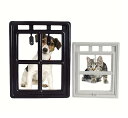 ペットドア 網戸用 後付け キャットドア 網戸用ペットの出入り口 取付簡単 小型犬 猫 ペット出入り口 ロック付き マグネット式 磁石設計猫ドア 送料無料