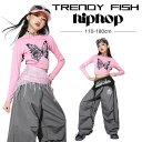 蝶柄 バラ柄 へそ出す フリンジ ギャル キッズ ダンス 衣装 セットアップ トップス 長袖 カーゴパンツ ガールズ ショートパンツ 桃色 ヒップホップ hip...