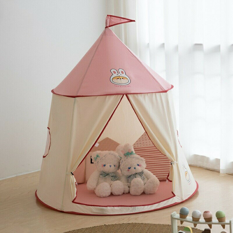 送料無料 入学祝い 子供 キッズテント おもちゃテント 収納ケース付き 折りたたみ テントハウス かわいい 子供部屋 キャンプ 屋外室内 庭遊具 知育玩具 秘密基地 ままごと プレイハウス 簡易テント 北欧 女子男子 誕生日出産祝 インテリア ギフト プレゼント 楽天海外通販