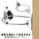 テレビ 壁固定 家具 8組セット ワイヤー 固定器具 耐震 落下防止 地震対策グッズ 家具転倒防止 地震 器具 耐震ストッパー 丈夫 冷蔵庫 防災グッズ 家具転...