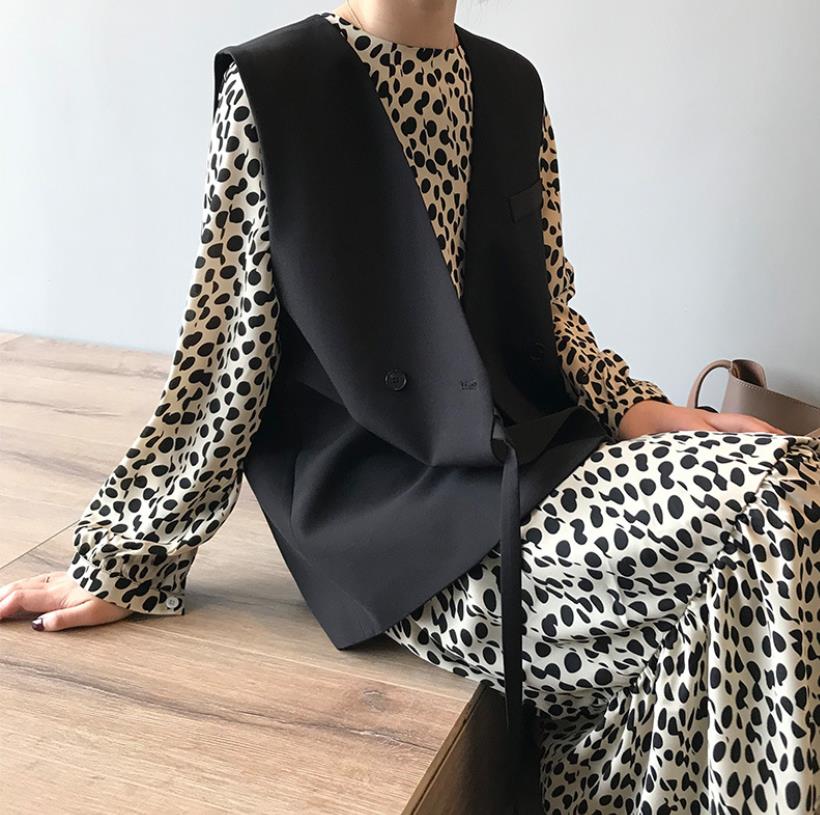 ベスト レディース コート 通勤オフィス OL 大きいサイズ トップス 制服 事務服 フォーマル ビジネス 体型カバー 個性的 無地 学生 ゆっくり 春秋 S/...