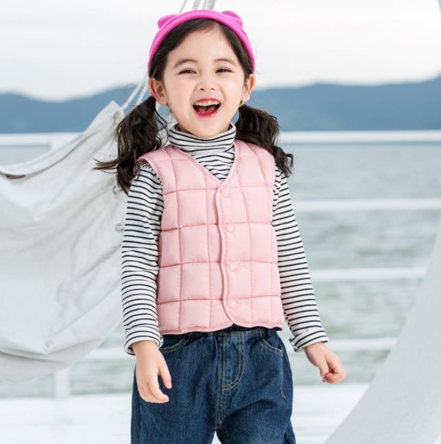 7色/90/100/110/120/130 ベビー　ベスト子供　キッズ 男の子　女の子　　キッズカ...