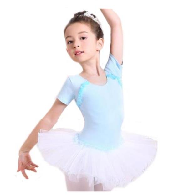 100-160 子供 レオタード バレエ　ワンピース　女の子 レオタード バレエ 演出 体操 発表会　ダンス衣..