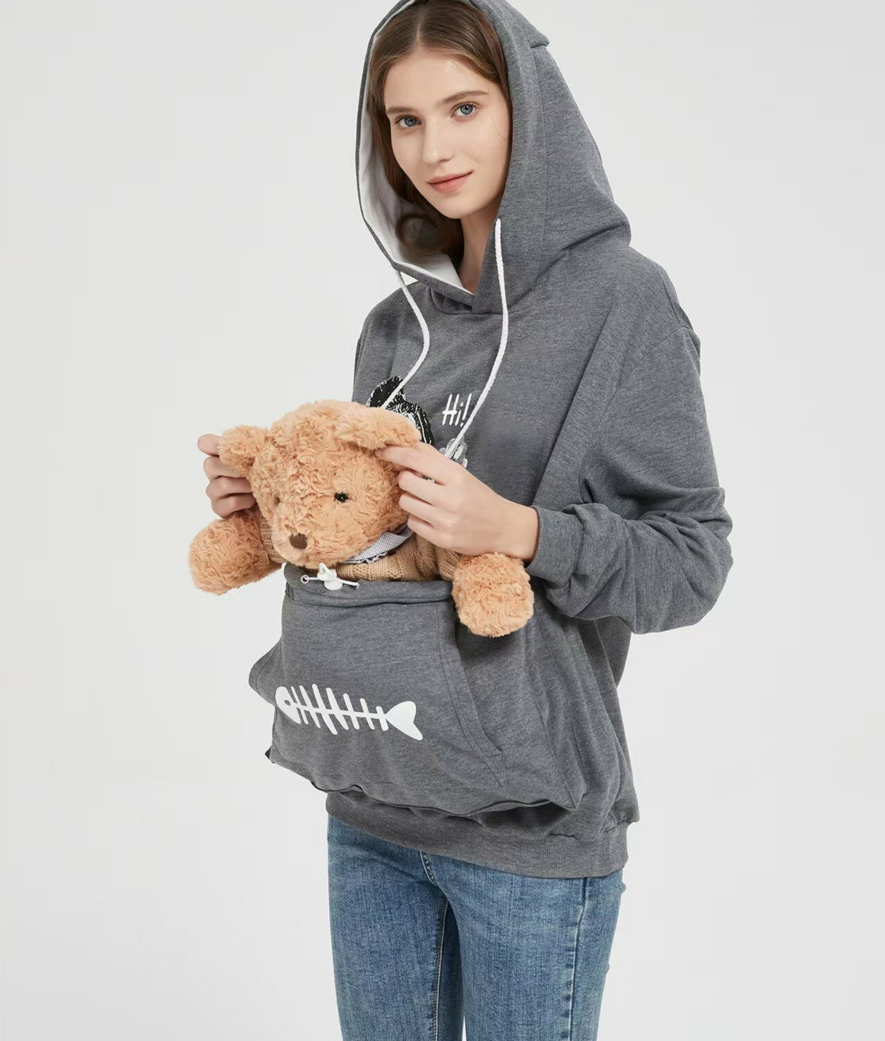 パーカー プルオーバー カジュアル キャリーバッグ スリング 抱っこ 猫 ペット 男女兼用 春秋冬 可愛い..