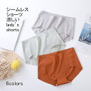 【マラソン期間最大10%OFFクーポン&P2倍】【送料無料】ショーツ レディース インナー シームレス 無地 抗菌加工 吸湿性 通気性 伸縮性 冷感 フィット感 ボトムス カジュアル 柔らかい 蒸れにくい 食い込まない 締め付けない ストレスフリー(4)