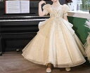 子供 ホスト ドレス 女の子 夏の ハイ エンド プリンセス ドレス フラワーガール 結婚 式小さな 女の子 ピアノ 演奏 衣装