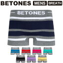 ビトーンズ ボクサーパンツ メンズ BETONES(ビトーンズ) BREATH (ブレス) メンズ ボクサーパンツ アンダーウェア メール便送料無料 (breath)