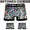 ★期間限定!最大15%OFFクーポン対象★【メール便送料無料】BETONES(ビトーンズ) CHURCH(チャーチ)メンズ ボクサーパンツ アンダーウェア 下着...