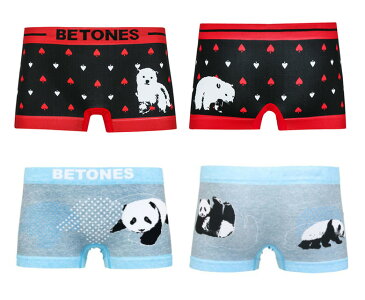 ★期間限定!最大15%OFFクーポン対象★【送料無料】BETONES(ビトーンズ) レディース ボクサーパンツ アンダーウェア ANIMAL4 (アニマル4) 動物 (animal4-l)【コンビニ受取対応商品】【ラッピング無料対象】