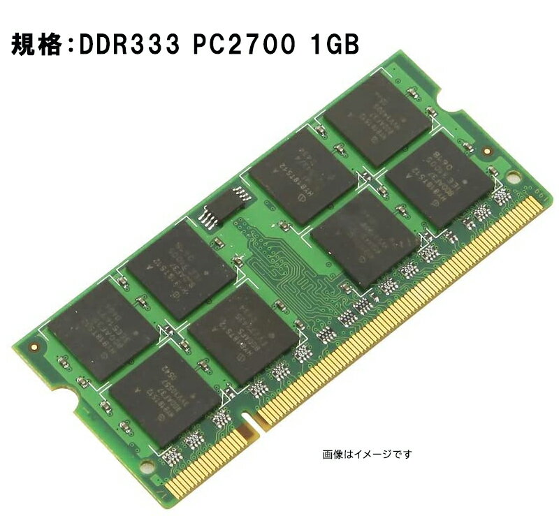 ポイン最大43.5倍 新品 BUFFALO ノートPC用増設メモリ PC2700 (DDR333) 1GB DN333-A1G/E