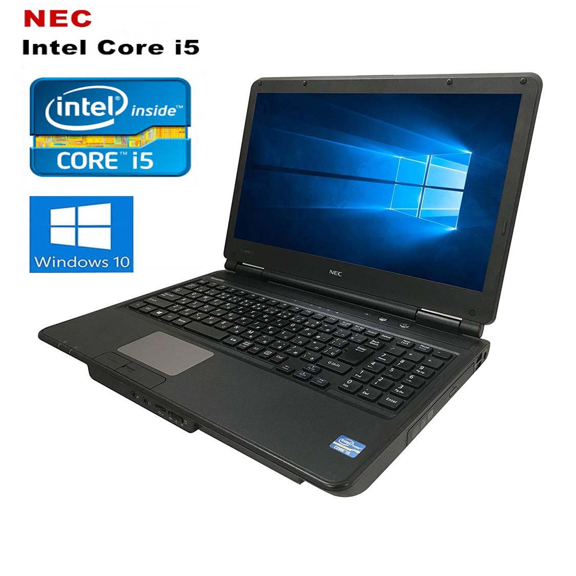 ポイン最大43.5倍 新品バッテリー交換済 ノートパソコン NEC VersaPro VK25 VK26 新品高速SSD240GB メモリ8GB DVDドライブ 15.6インチ Corei5 Windows10 無線LAN Office付き パソコン 中古PC 中古パソコン リフレッシュPC 【中古】 初期設定済み すぐ使用可能