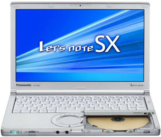 中古パソコン 中古ノートパソコン Panasonic Let's note CF-SX1 ノートPC 【第二世代Corei5 /12.1型ワイド/メモリ4GB/新品SSD 120GB 1年保証付き/DVDドライブ/HDMI/USB3.0/Windows10 Pro 64bit/ Office付き】 中古 送料無料