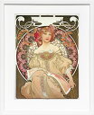 【ライセンスプリント】アルフォンス ミュシャ リトグラフ 絵画 ポスター グッズ モダン アート 絵 版画 複製画 作品 シルクスクリーン アートパネル アートポスター アートフレーム インテリア フレーム付き 抽象画 壁掛け 北欧 おしゃれアルフォンス・ミュシャ Reverie