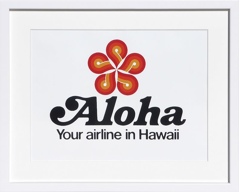 エアライン 航空会社 飛行機 ポスター アートフレーム アートポスター アートパネル 絵画 絵 複製画 版画 作品 リトグラフ シルクスクリーン ミッドセンチュリー ポスター インテリア フレーム付き 抽象画 壁掛け 北欧 おしゃれアロハ エアラインズ logo