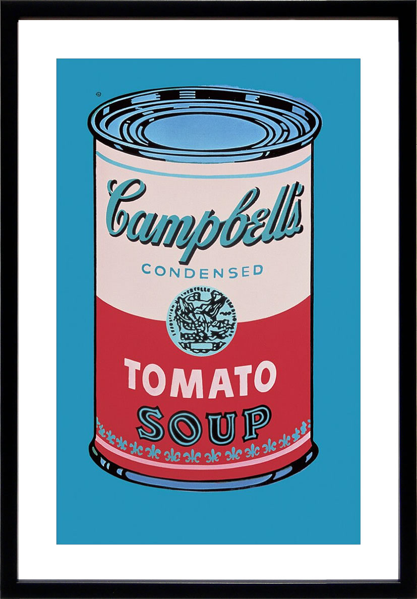 アンディ・ウォーホル ポスター 作品 猫 マリリン モンロー 花 キャンベルスープ 絵画 絵 複製画 版画 リトグラフ シルクスクリーン アートパネル ポップ アート インテリア フレーム付き 北欧 おしゃれアンディ・ウォーホル Campbell's Soup Can, 1965(pink & red)
