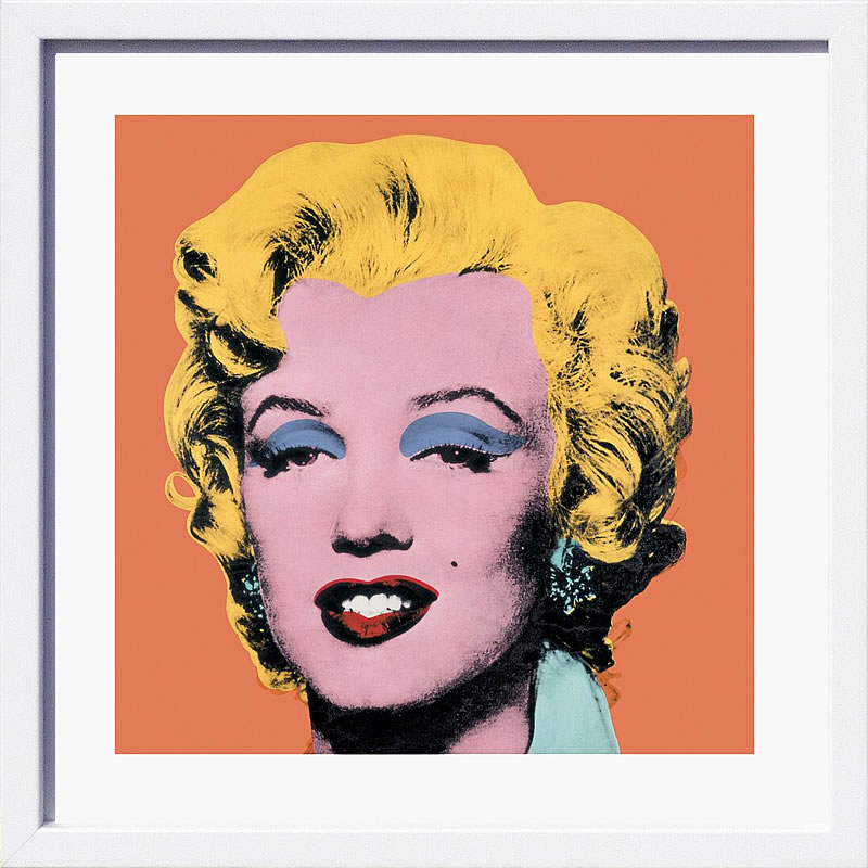 アンディ・ウォーホル ポスター 作品 猫 マリリン モンロー 花 キャンベルスープ 絵画 絵 複製画 版画 リトグラフ シルクスクリーン アートパネル ポップ アート インテリア フレーム付き 北欧 おしゃれアンディ・ウォーホル Shot Orange Marilyn, 1964