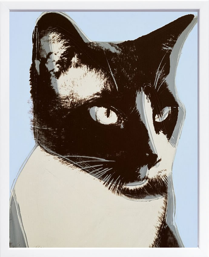アンディ・ウォーホル ポスター 作品 猫 マリリン モンロー 花 キャンベルスープ 絵画 絵 複製画 版画 リトグラフ シルクスクリーン アートパネル ポップ アート インテリア フレーム付き 北欧 おしゃれアンディ・ウォーホル Cats and Dogs (Broadway), 1976