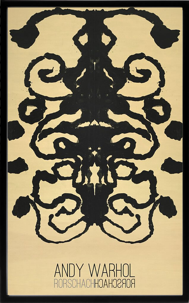 アンディ・ウォーホル ポスター 作品 猫 マリリン モンロー 花 キャンベルスープ 絵画 絵 複製画 版画 リトグラフ シルクスクリーン アートパネル ポップ アート インテリア フレーム付き 北欧 おしゃれアンディ・ウォーホル Rorschach, 1984