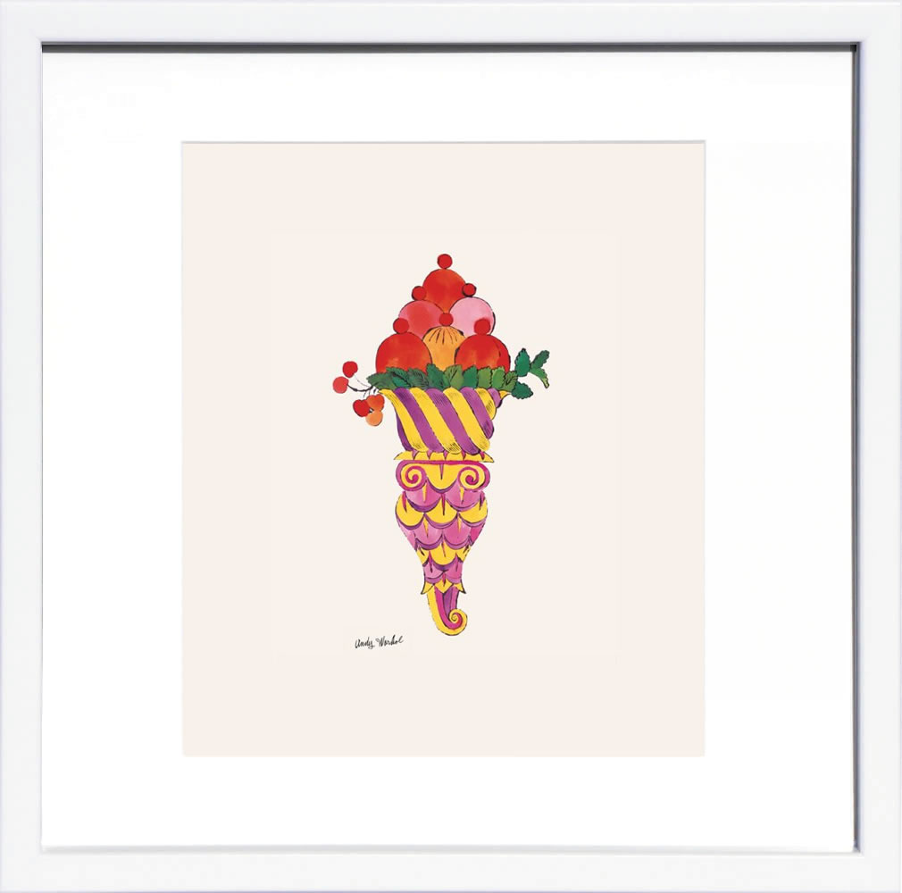 アンディ・ウォーホル ポスター 作品 猫 マリリン モンロー 花 キャンベルスープ 絵画 絵 複製画 版画 リトグラフ シルクスクリーン アートパネル ポップ アート インテリア フレーム付き 北欧 おしゃれアンディ・ウォーホル Ice Cream Dessert