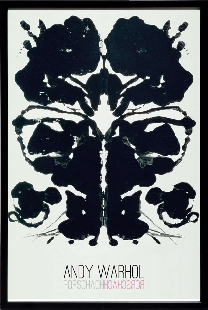 アンディ・ウォーホル ポスター 作品 猫 マリリン モンロー 花 キャンベルスープ 絵画 絵 複製画 版画 リトグラフ シルクスクリーン アートパネル ポップ アート インテリア フレーム付き 北欧 おしゃれアンディ・ウォーホル Rorschach, 1984