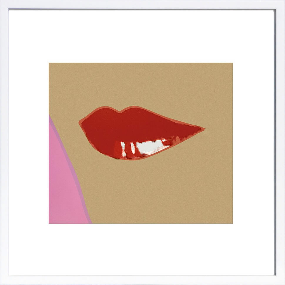アンディ・ウォーホル ポスター 作品 猫 マリリン モンロー 花 キャンベルスープ 絵画 絵 複製画 版画 リトグラフ シルクスクリーン アートパネル ポップ アート インテリア フレーム付き 北欧 おしゃれアンディ・ウォーホル 1 page from Lips